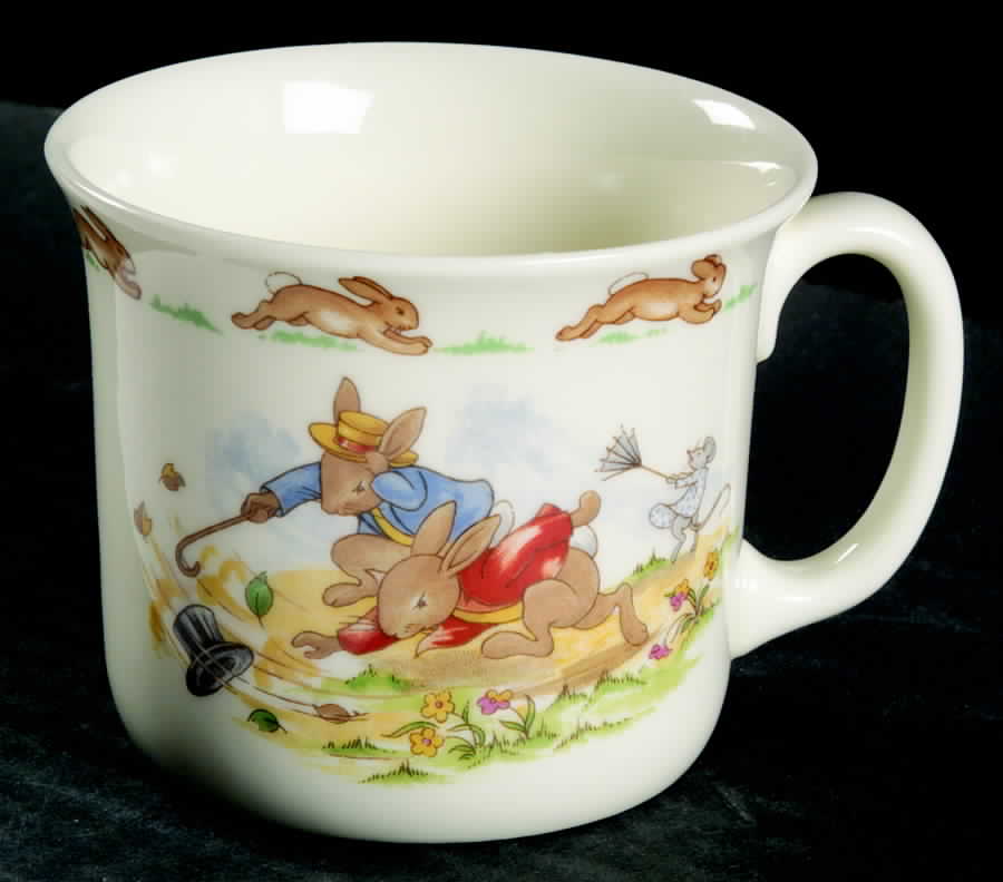 Bunnykins (Albion Shape) 1 Handle Hug a Mug Mug by Royal Doulton-1