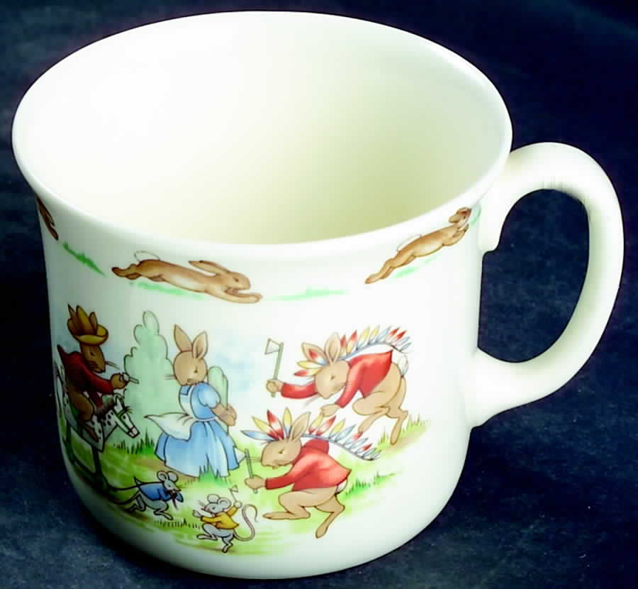 Bunnykins (Albion Shape) 1 Handle Hug a Mug Mug by Royal Doulton-1