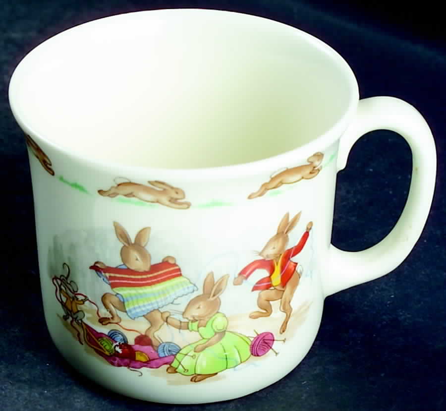 Bunnykins (Albion Shape) 1 Handle Hug a Mug Mug by Royal Doulton-1