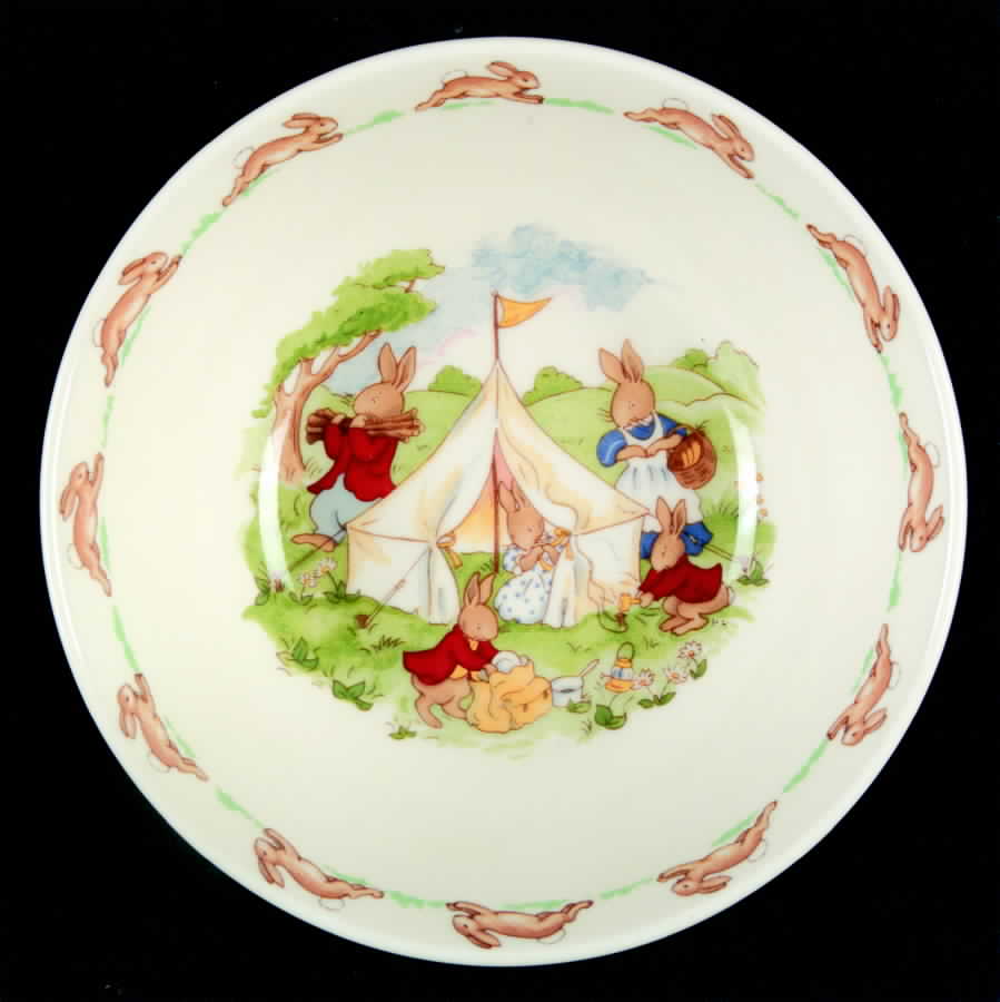 Bunnykins (Albion Shape) Coupe Cereal Bowl by Royal Doulton-1