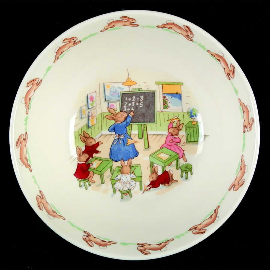 Bunnykins (Albion Shape) Coupe Cereal Bowl by Royal Doulton-1