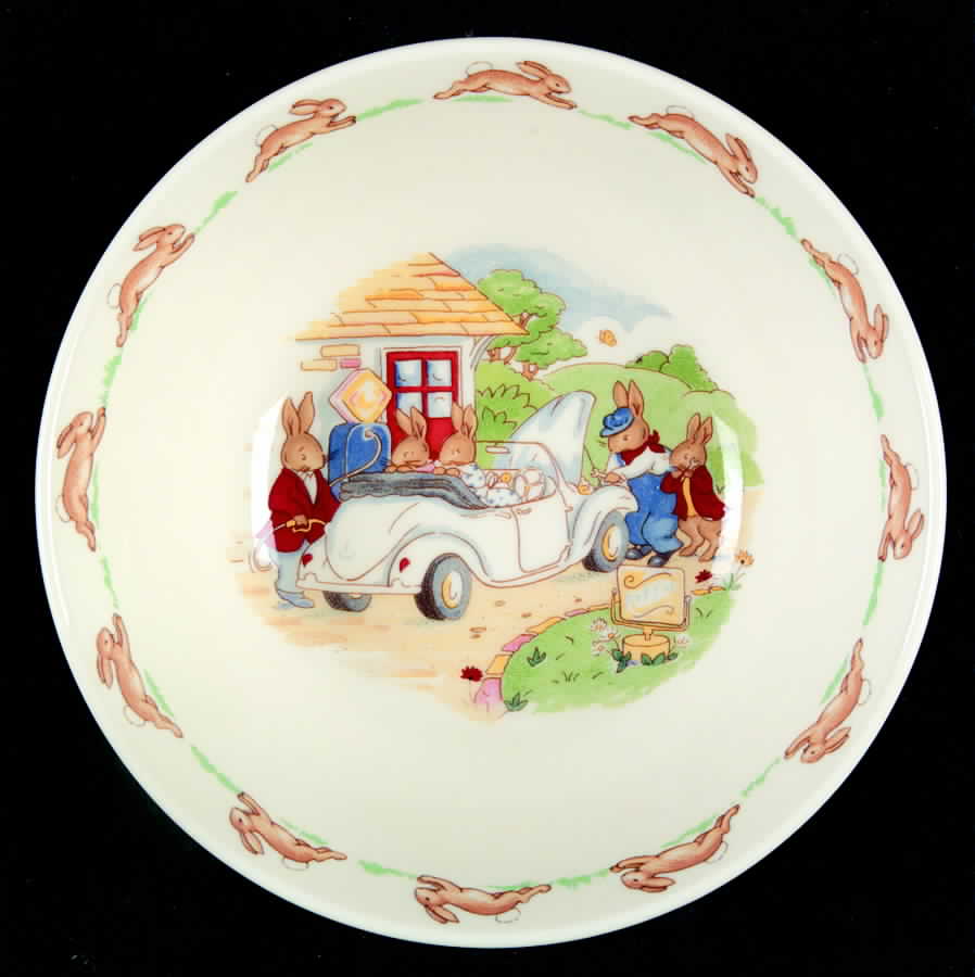 Bunnykins (Albion Shape) Coupe Cereal Bowl by Royal Doulton-1
