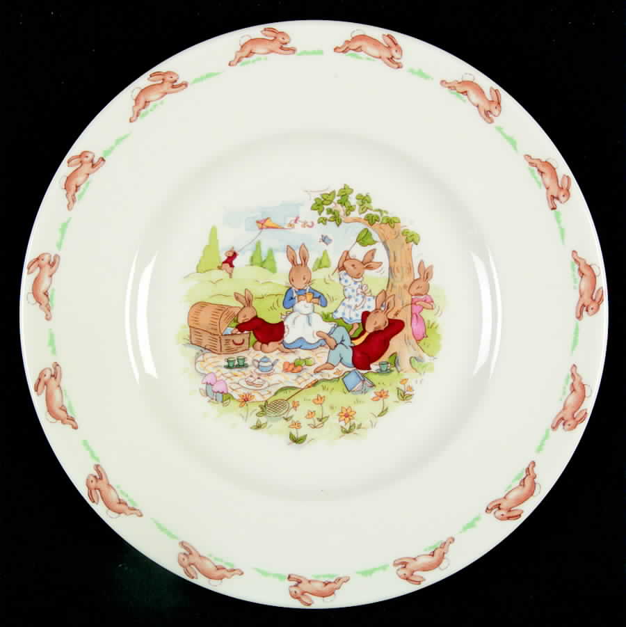 Bunnykins (Albion Shape) Salad Plate by Royal Doulton-1