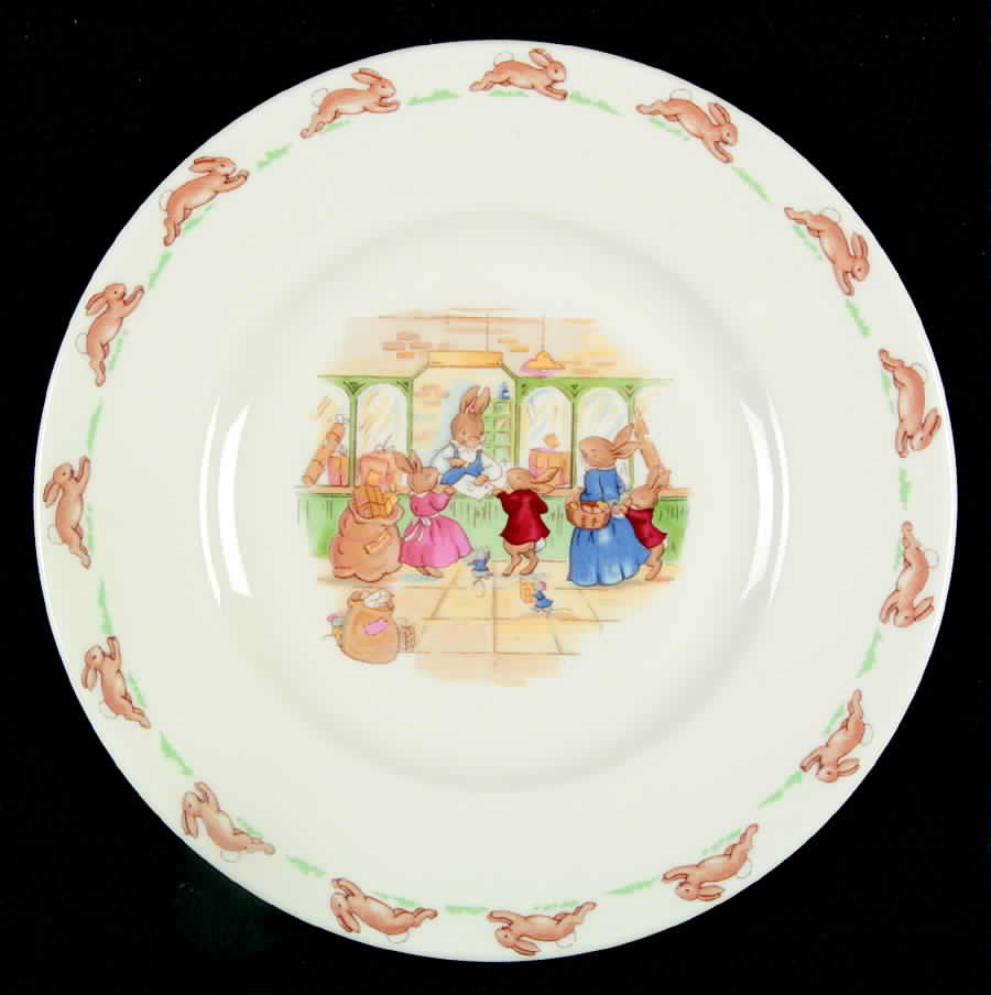 Bunnykins (Albion Shape) Salad Plate by Royal Doulton-1