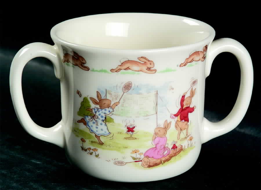 Bunnykins (Albion Shape) 2 Handled Hug a Mug Mug by Royal Doulton-1