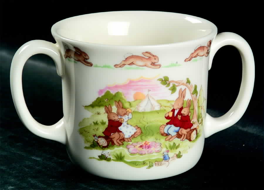 Bunnykins (Albion Shape) 2 Handled Hug a Mug Mug by Royal Doulton-1