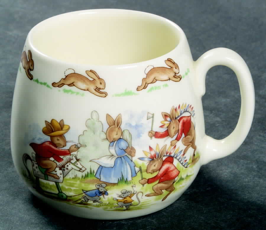 Bunnykins (Albion Shape) 1 Handle Don Mug by Royal Doulton-1