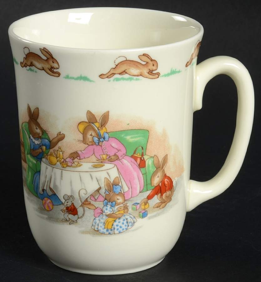 Bunnykins (Albion Shape) 1 Handle Don Beaker by Royal Doulton-1