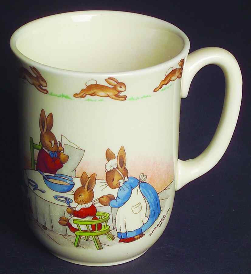 Bunnykins (Albion Shape) 1 Handle Don Beaker by Royal Doulton-1
