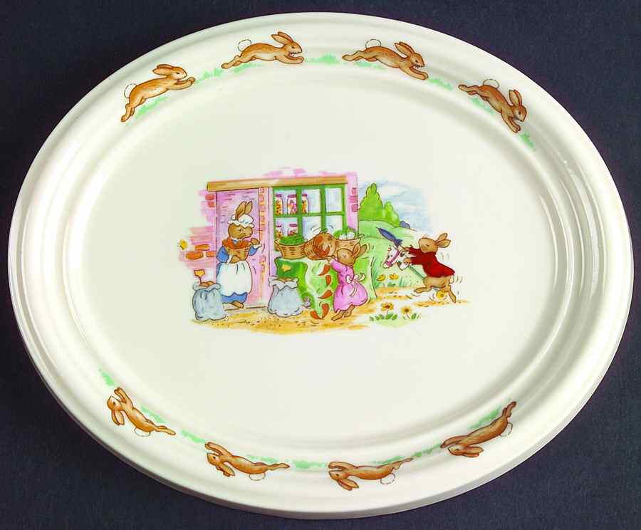 Bunnykins (Albion Shape) Plaque Wall by Royal Doulton-1