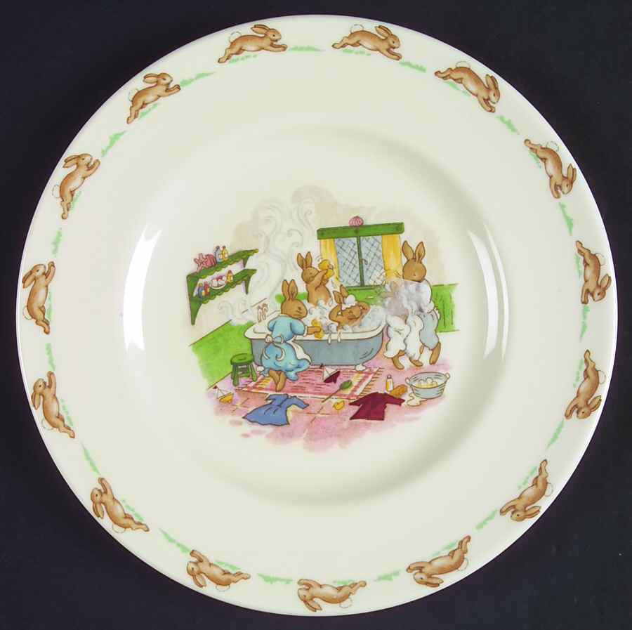 Bunnykins (Albion Shape) Salad Plate by Royal Doulton-1
