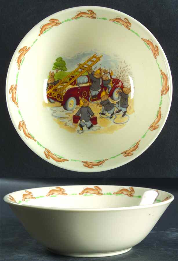 Bunnykins (Albion Shape) Coupe Cereal Bowl by Royal Doulton-1