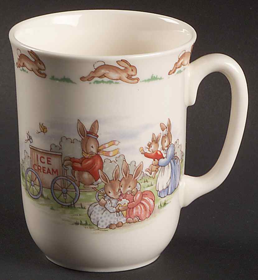 Bunnykins (Albion Shape) 1 Handle Don Beaker by Royal Doulton-1