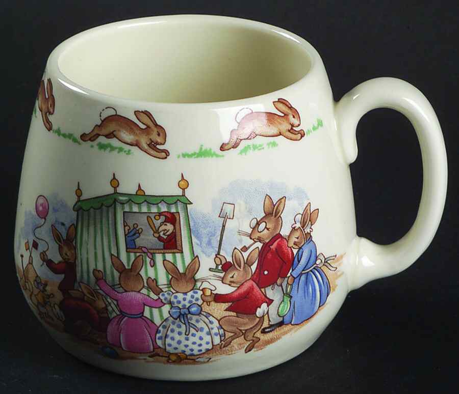 Bunnykins (Albion Shape) 1 Handle Don Mug by Royal Doulton-1