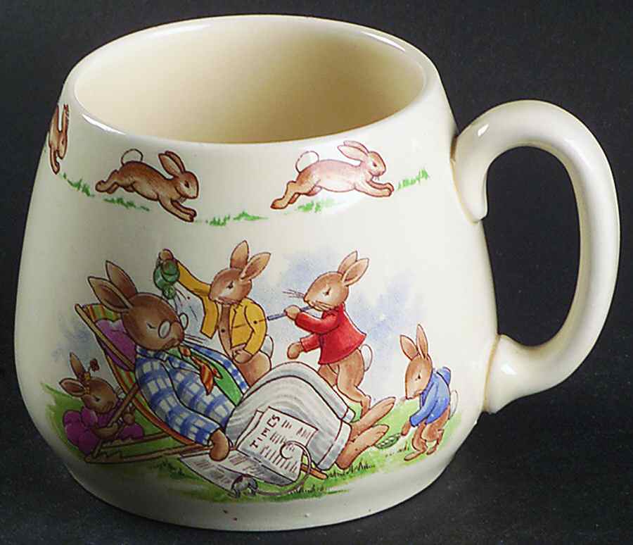 Bunnykins (Albion Shape) 1 Handle Don Mug by Royal Doulton-1