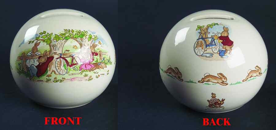 Bunnykins (Albion Shape) Bank by Royal Doulton-1