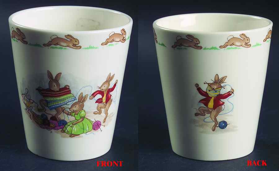 Bunnykins (Albion Shape) Tall China Tumbler by Royal Doulton-1