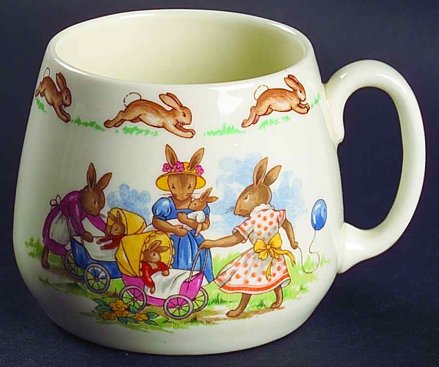 Bunnykins (Albion Shape) 1 Handle Don Mug by Royal Doulton-1