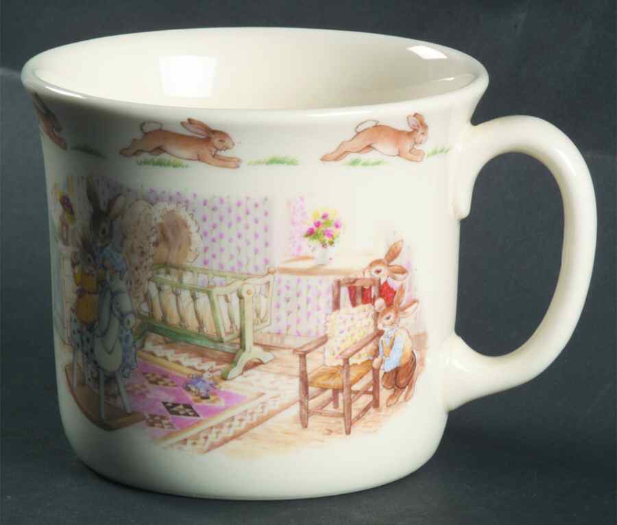 Bunnykins (Albion Shape) 1 Handle Hug a Mug Mug by Royal Doulton-1