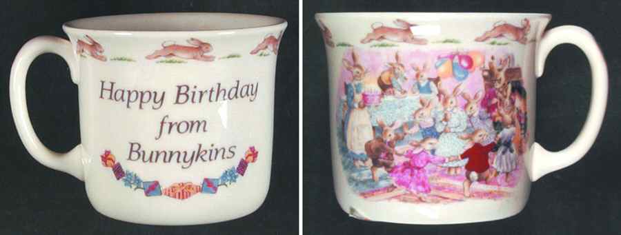 Bunnykins (Albion Shape) Birthday Mug by Royal Doulton-1