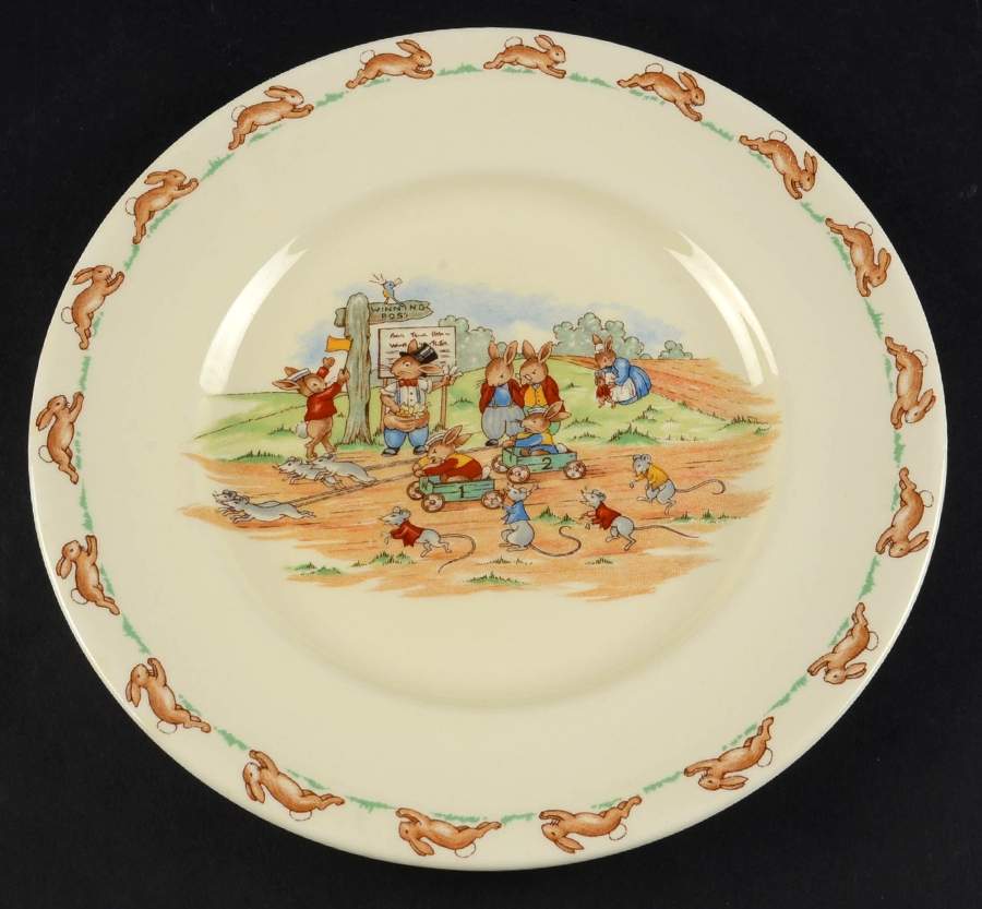 Bunnykins (Albion Shape) Salad Plate by Royal Doulton-1