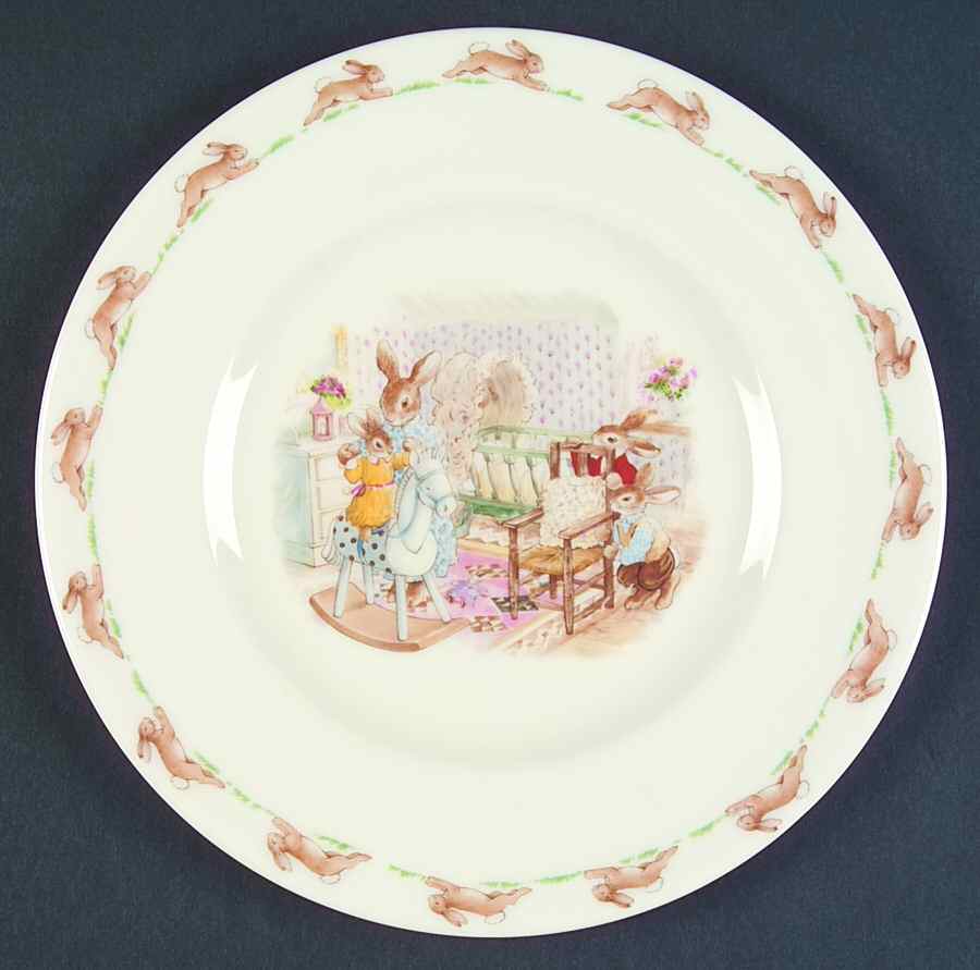 Bunnykins (Albion Shape) Salad Plate by Royal Doulton-1