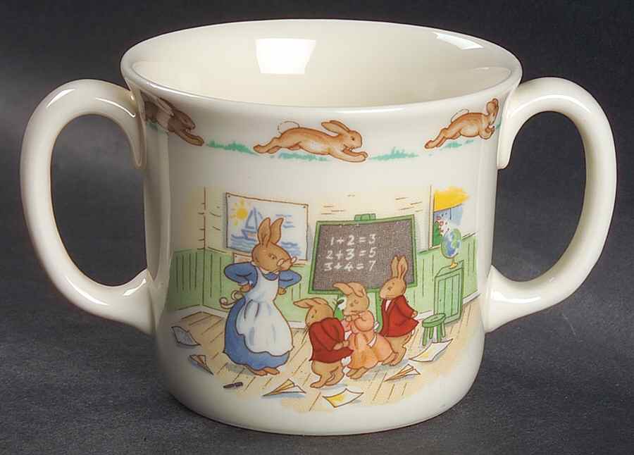 Bunnykins (Albion Shape) 2 Handled Hug a Mug Mug by Royal Doulton-1