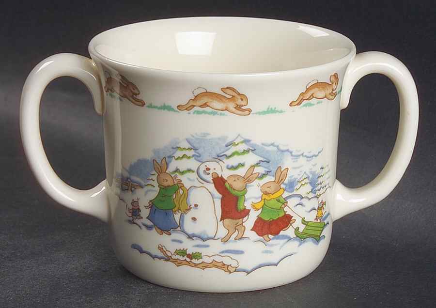 Bunnykins (Albion Shape) 2 Handled Hug a Mug Mug by Royal Doulton-1