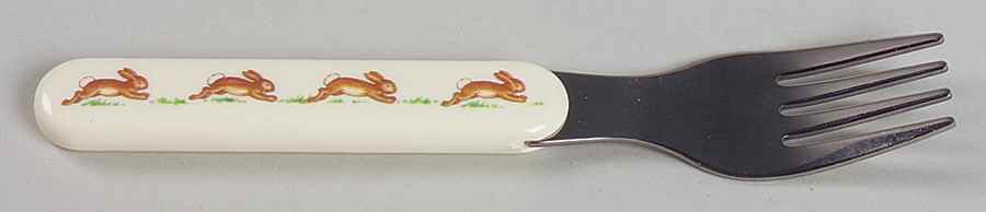 Bunnykins (Albion Shape) Melamine Baby Fork by Royal Doulton-1