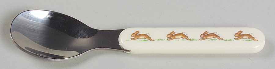 Bunnykins (Albion Shape) Melamine Baby Spoon by Royal Doulton-1
