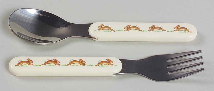 Bunnykins (Albion Shape) Melamine 2 Piece Baby Set by Royal Doulton-1