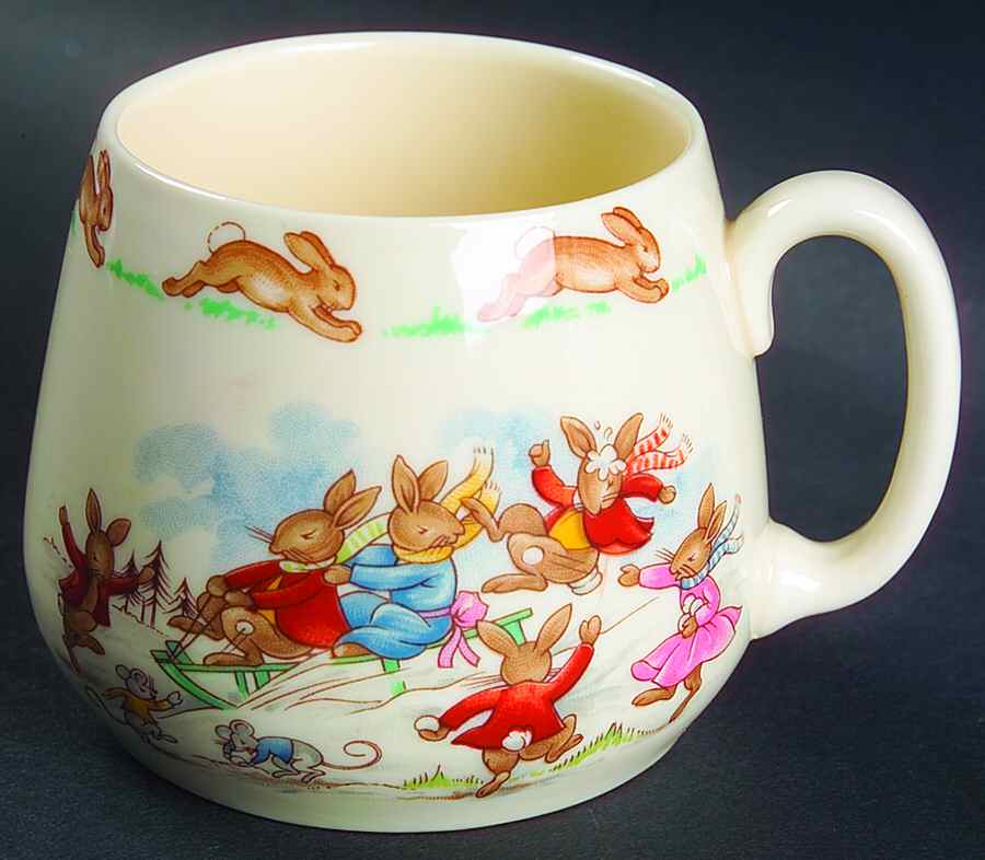 Bunnykins (Albion Shape) 1 Handle Don Mug by Royal Doulton-1