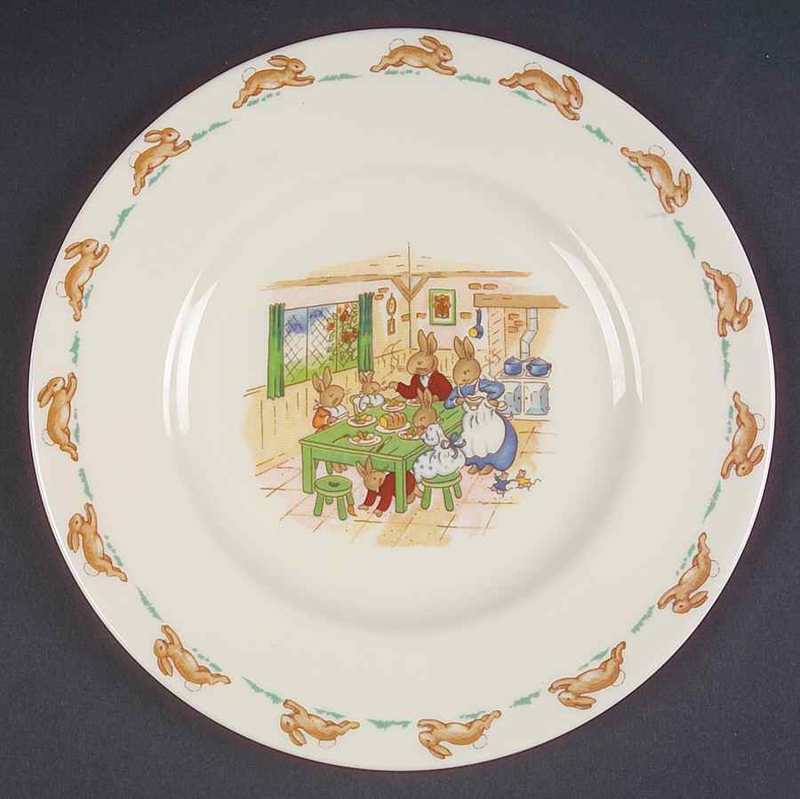 Bunnykins (Albion Shape) Salad Plate by Royal Doulton-1