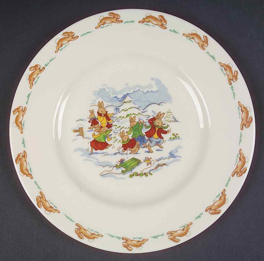 Bunnykins (Albion Shape) Salad Plate by Royal Doulton-1
