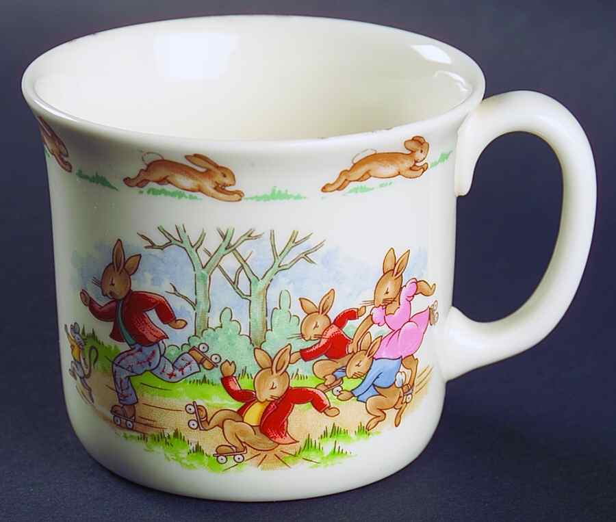 Bunnykins (Albion Shape) 1 Handle Hug a Mug Mug by Royal Doulton-1