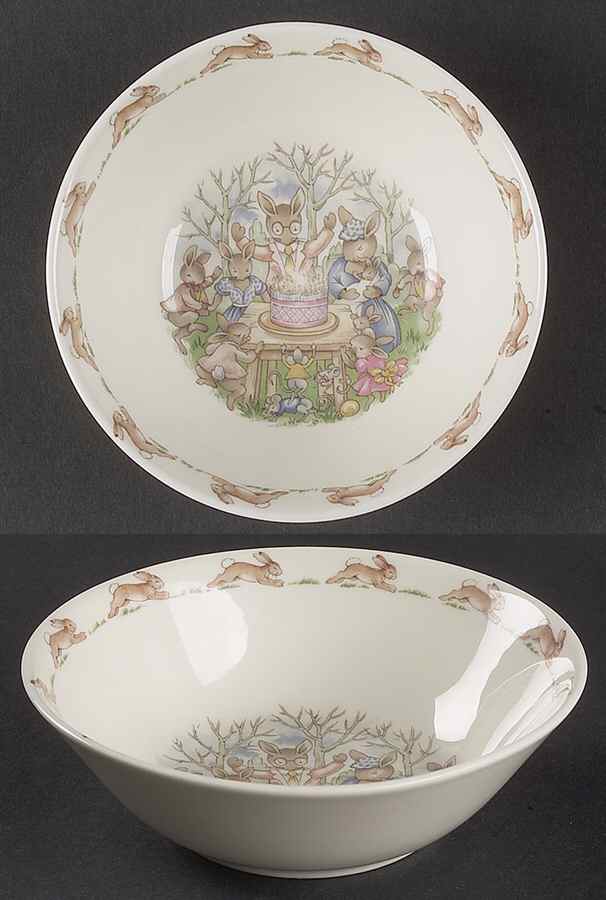 Bunnykins (Albion Shape) Commemorative Cereal Bowl W/No Inscription by Royal Doulton-1