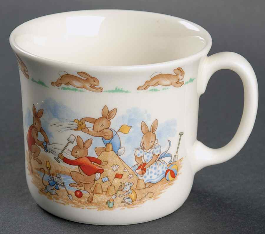 Bunnykins (Albion Shape) 1 Handle Hug a Mug Mug by Royal Doulton-1