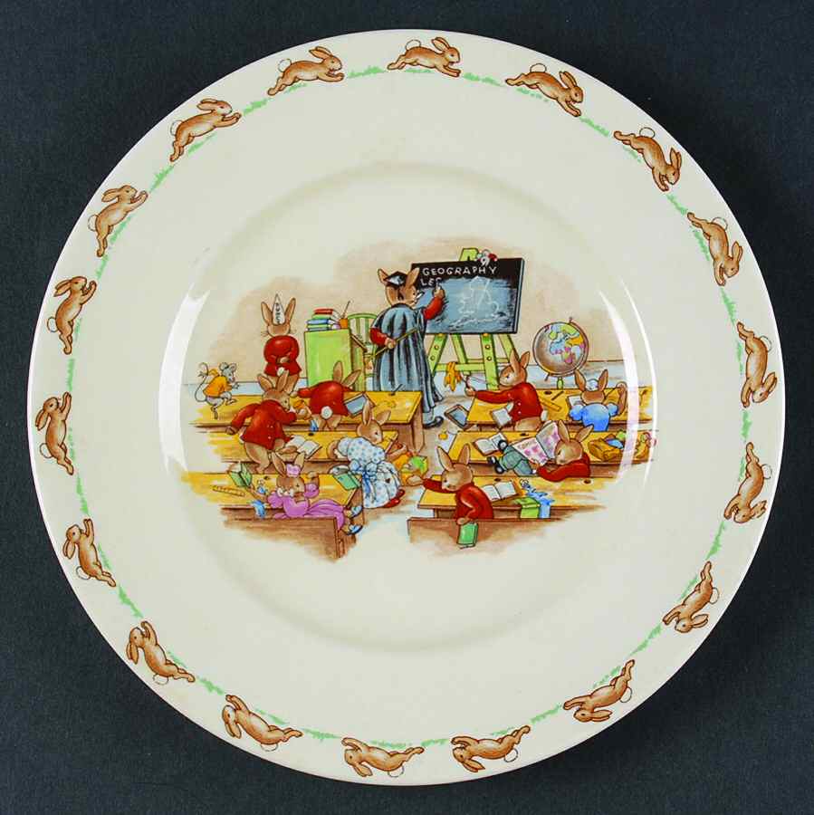 Bunnykins (Albion Shape) Salad Plate by Royal Doulton-1
