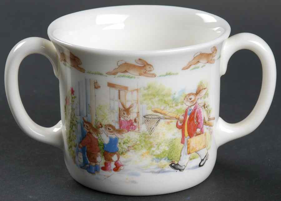 Bunnykins (Albion Shape) 2 Handled Hug a Mug Mug by Royal Doulton-1