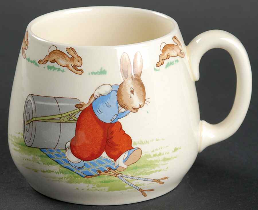 Bunnykins (Albion Shape) 1 Handle Don Mug by Royal Doulton-1
