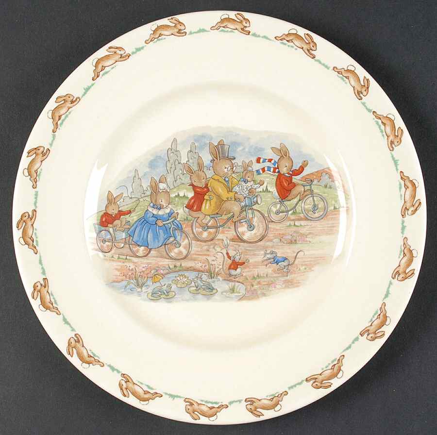 Bunnykins (Albion Shape) Salad Plate by Royal Doulton-1