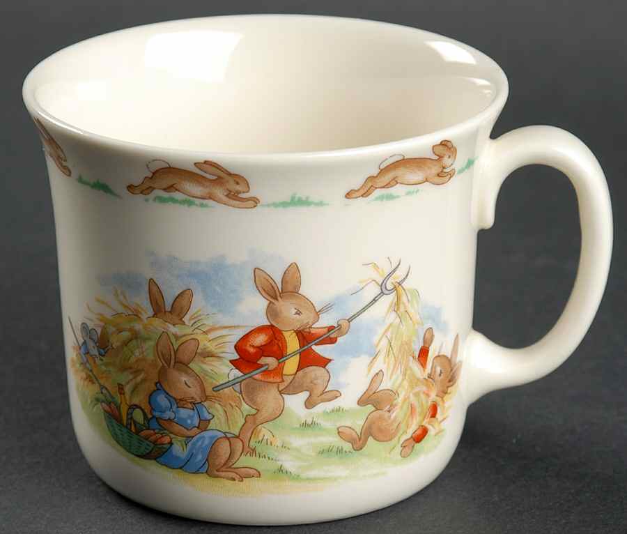 Bunnykins (Albion Shape) 1 Handle Hug a Mug Mug by Royal Doulton-1