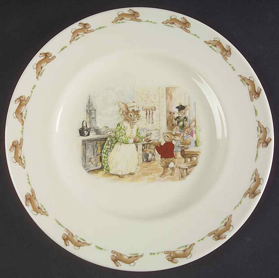 Bunnykins (Albion Shape) Salad Plate by Royal Doulton-1