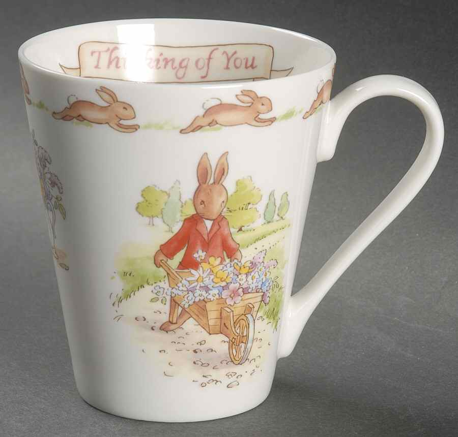 Bunnykins (Albion Shape) Thinking of You Mug by Royal Doulton-1