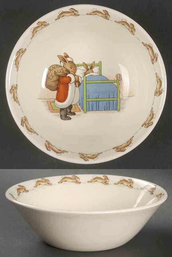 Bunnykins (Albion Shape) Coupe Cereal Bowl by Royal Doulton-1