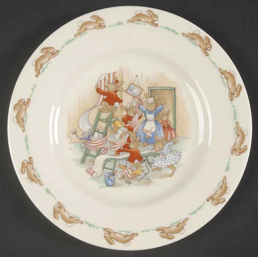 Bunnykins (Albion Shape) Bread & Butter Plate by Royal Doulton-1