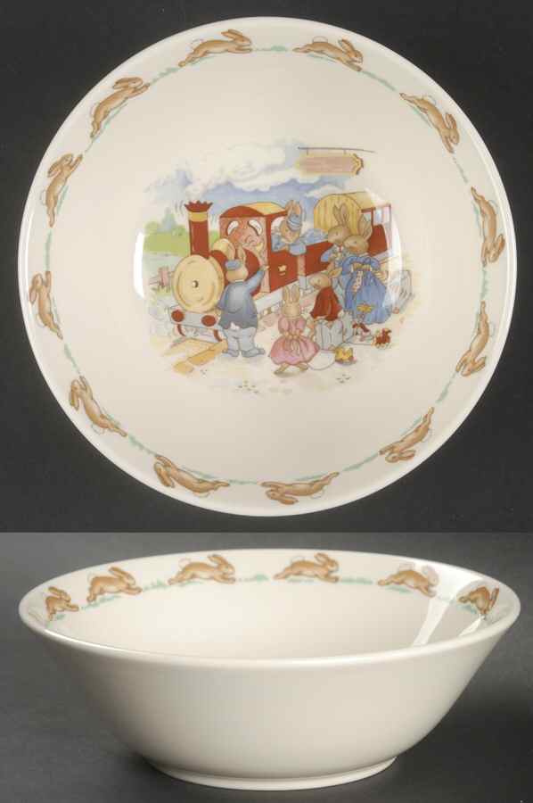 Bunnykins (Albion Shape) Coupe Cereal Bowl by Royal Doulton-1