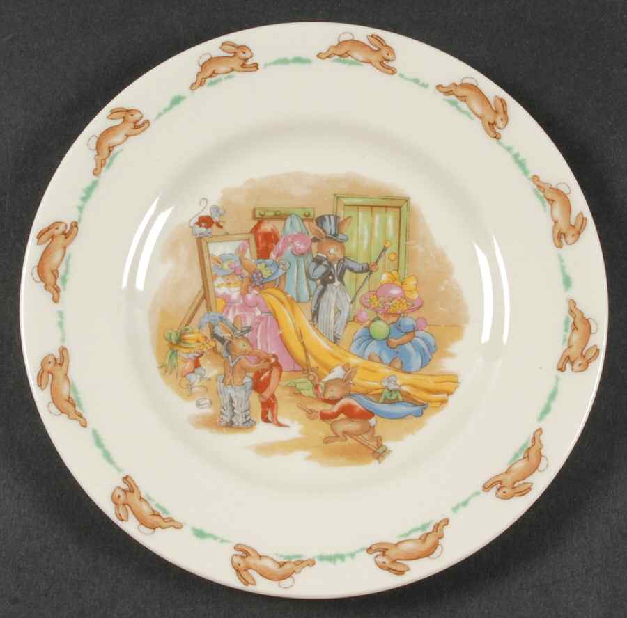 Bunnykins (Albion Shape) Bread & Butter Plate by Royal Doulton-1