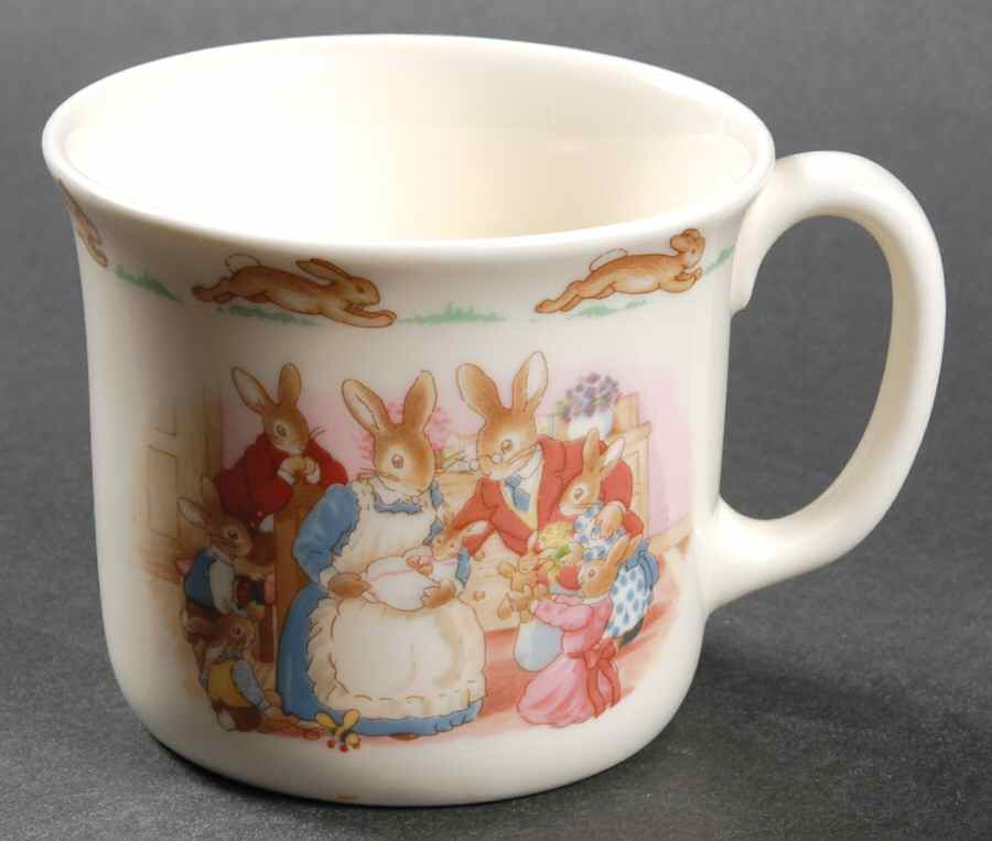 Bunnykins (Albion Shape) 1 Handle Hug a Mug Mug by Royal Doulton-1