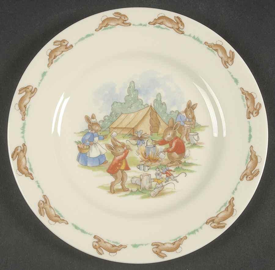 Bunnykins (Albion Shape) Bread & Butter Plate by Royal Doulton-1